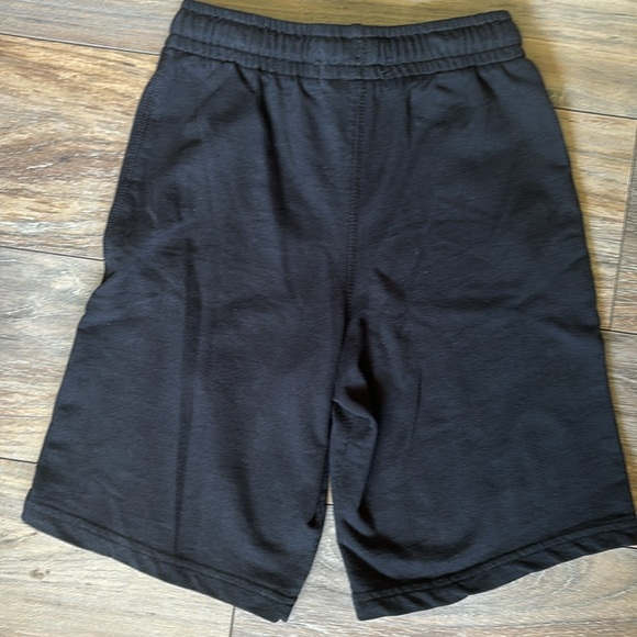 Kids Black Cotton Shorts - Picture 3 of 3
